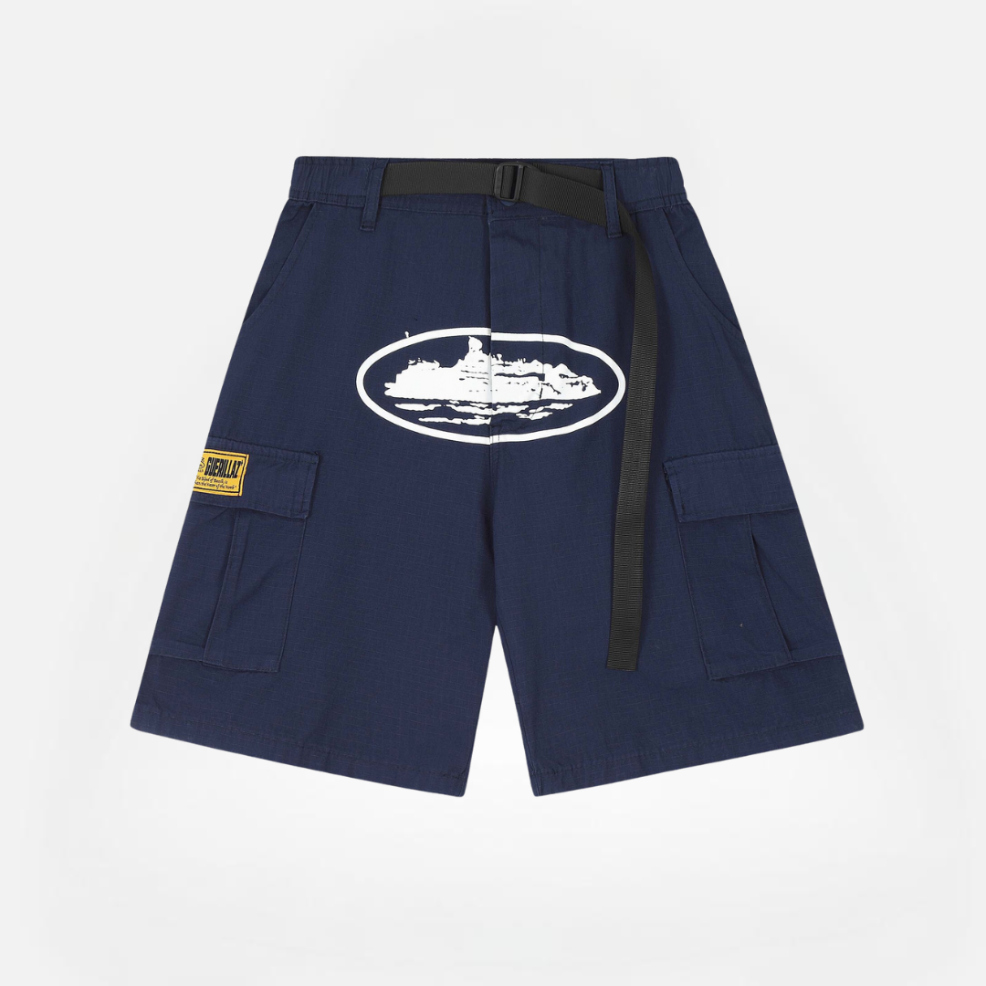 SHORT CARGO CORTEIZ DARK BLUE