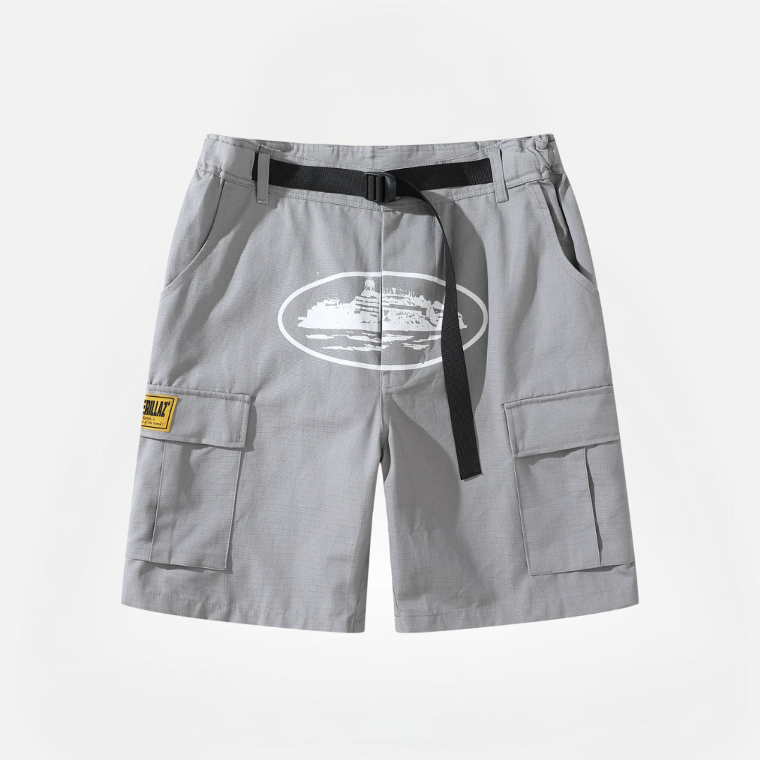 SHORT CARGO CORTEIZ GREY