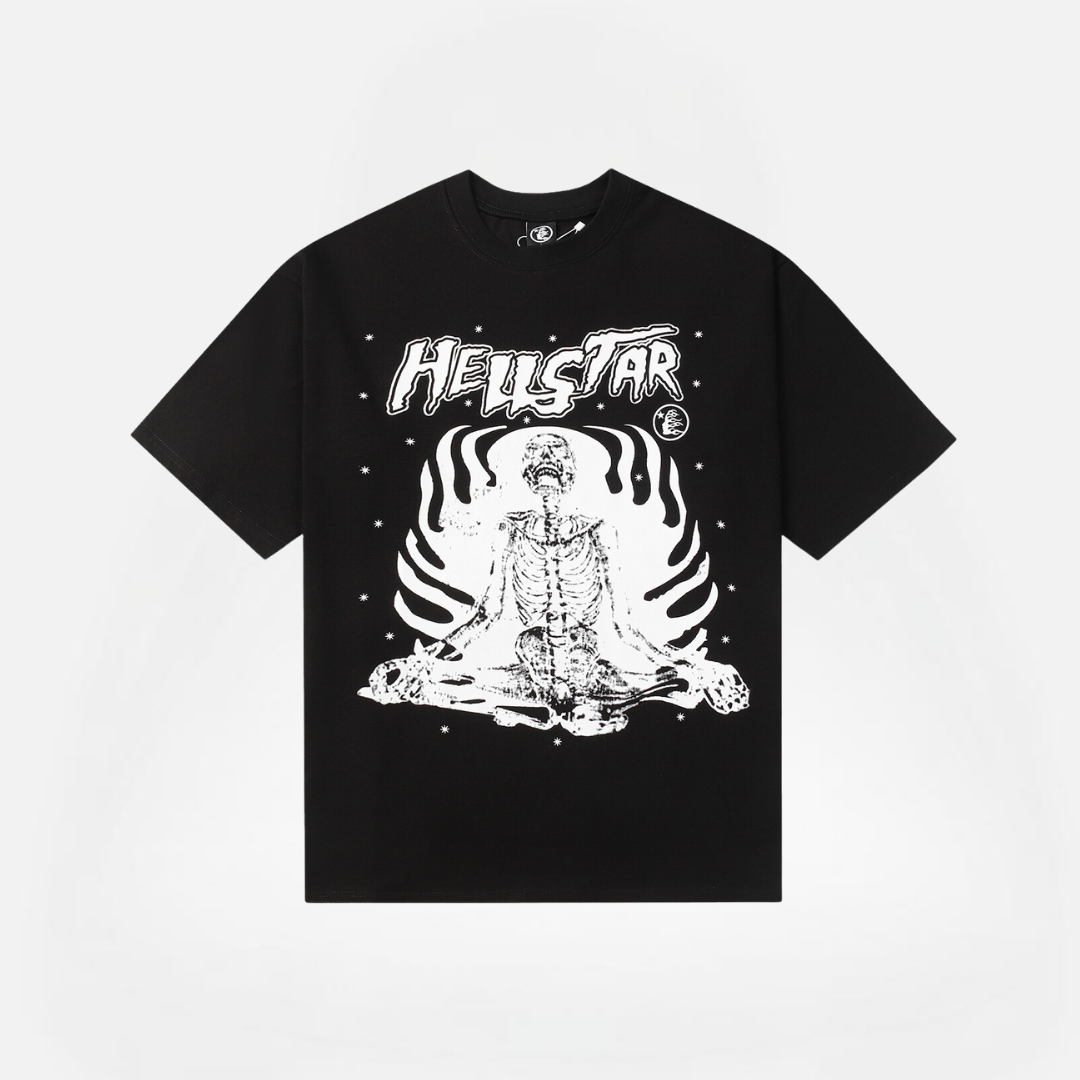 POLERA HELLSTAR INNER PEACE BLACK
