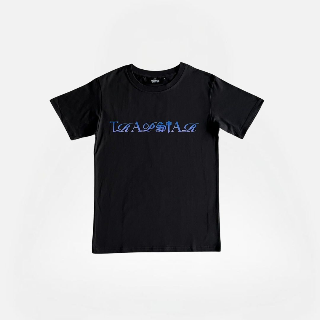 SCRIPT FADE TEE BLACK