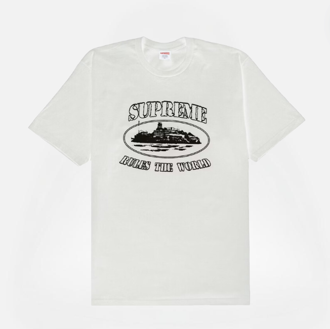 POLERA CORTEIZ POR SUPREME WHITE