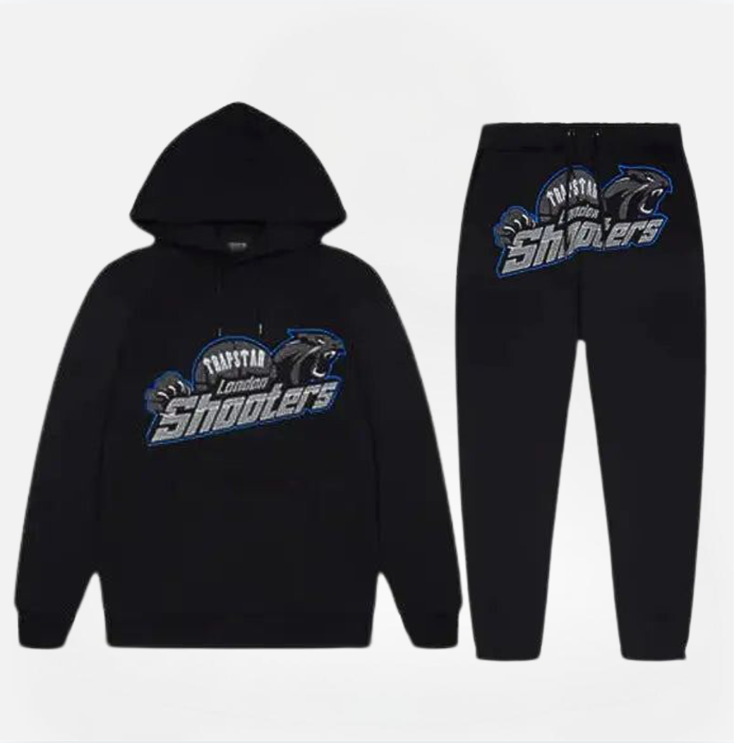 CONJUNTO SHOOTERS BLACK AND BLUE