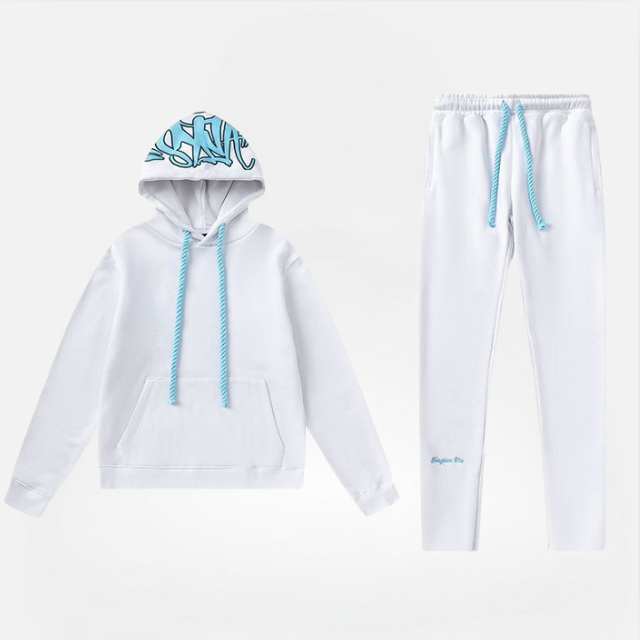 CONJUNTO SYNA WHITE AND SKY BLUE
