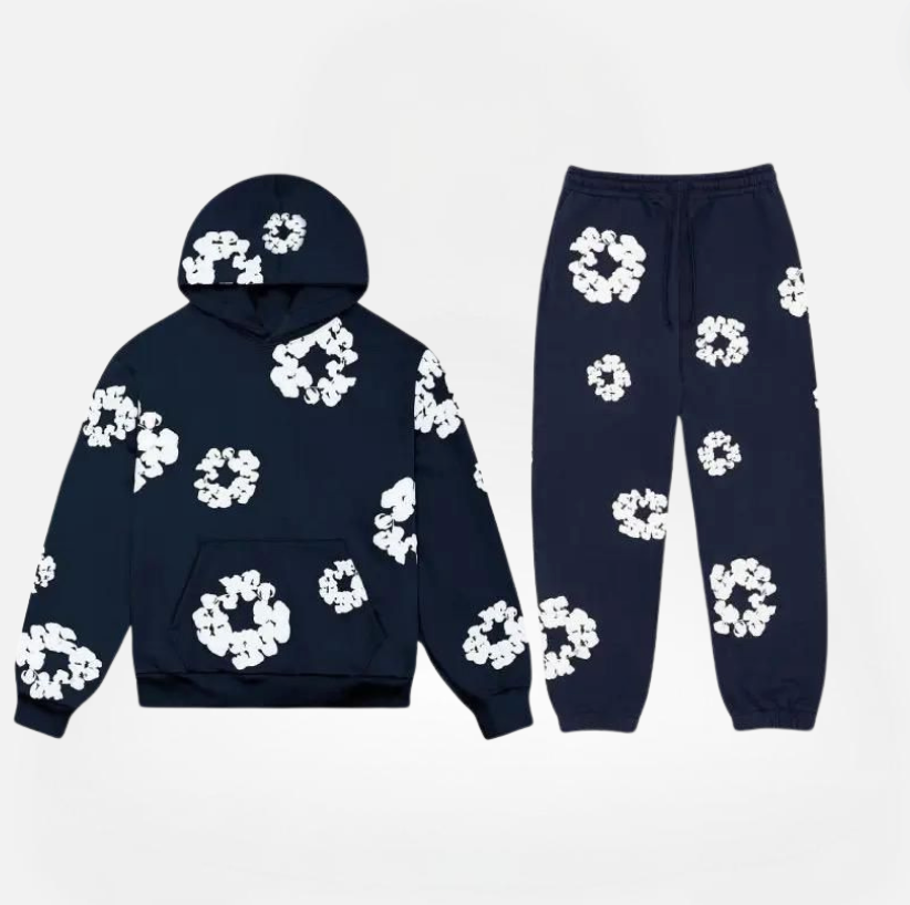 CONJUNTO DENIM TEARS DARK BLUE