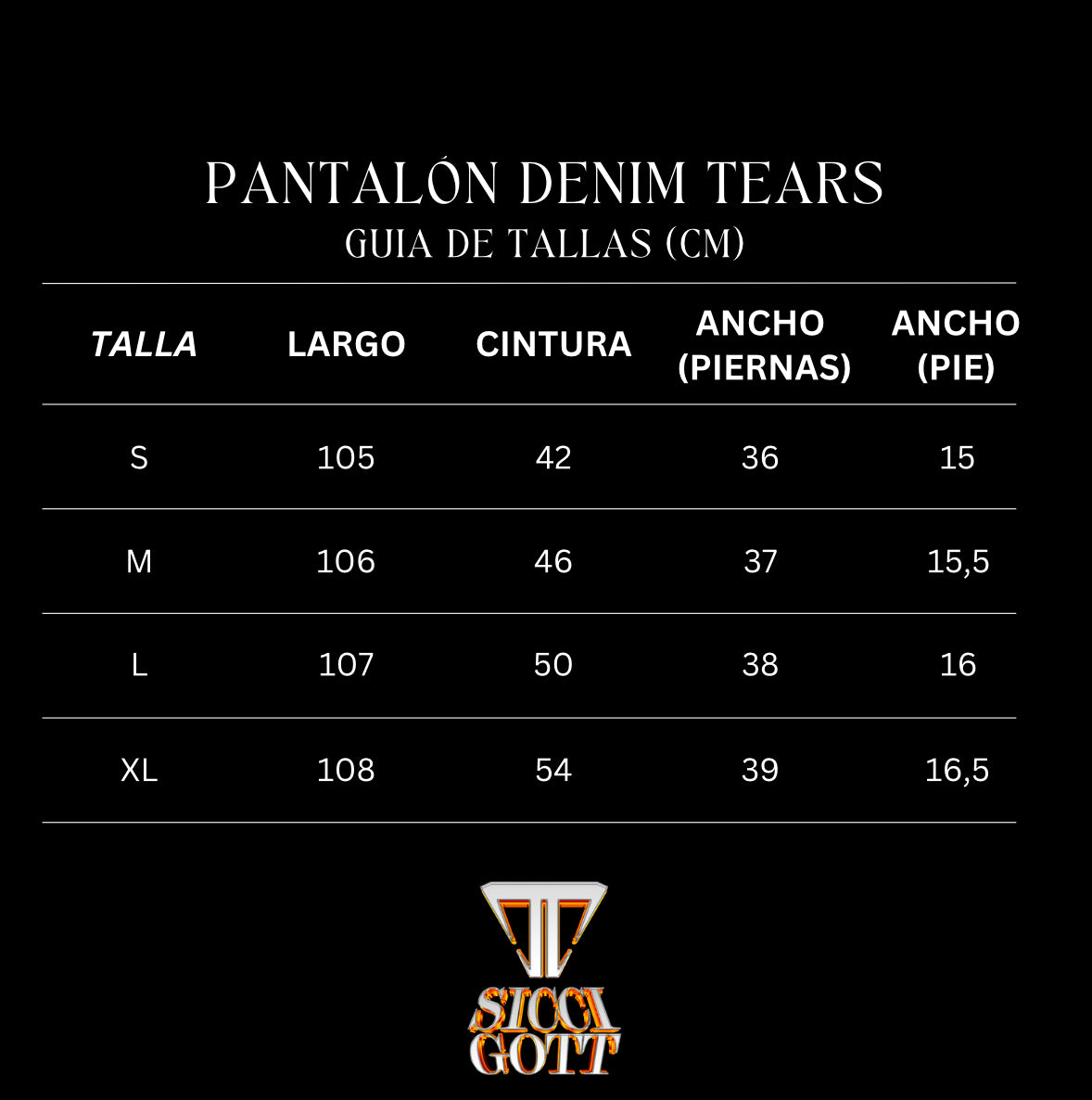 CONJUNTO DENIM TEARS BLACK