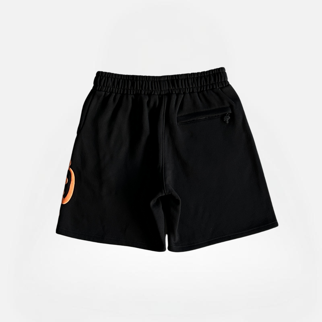 SHORT SYNA WORLD BLACK AND ORANGE